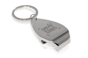 LLAVERO METÁLICO CON ABREBOTELLAS